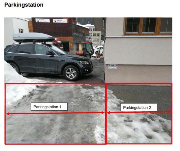 Haus Rhaetikon 1. Og, Links Apartman Davos Kültér fotó