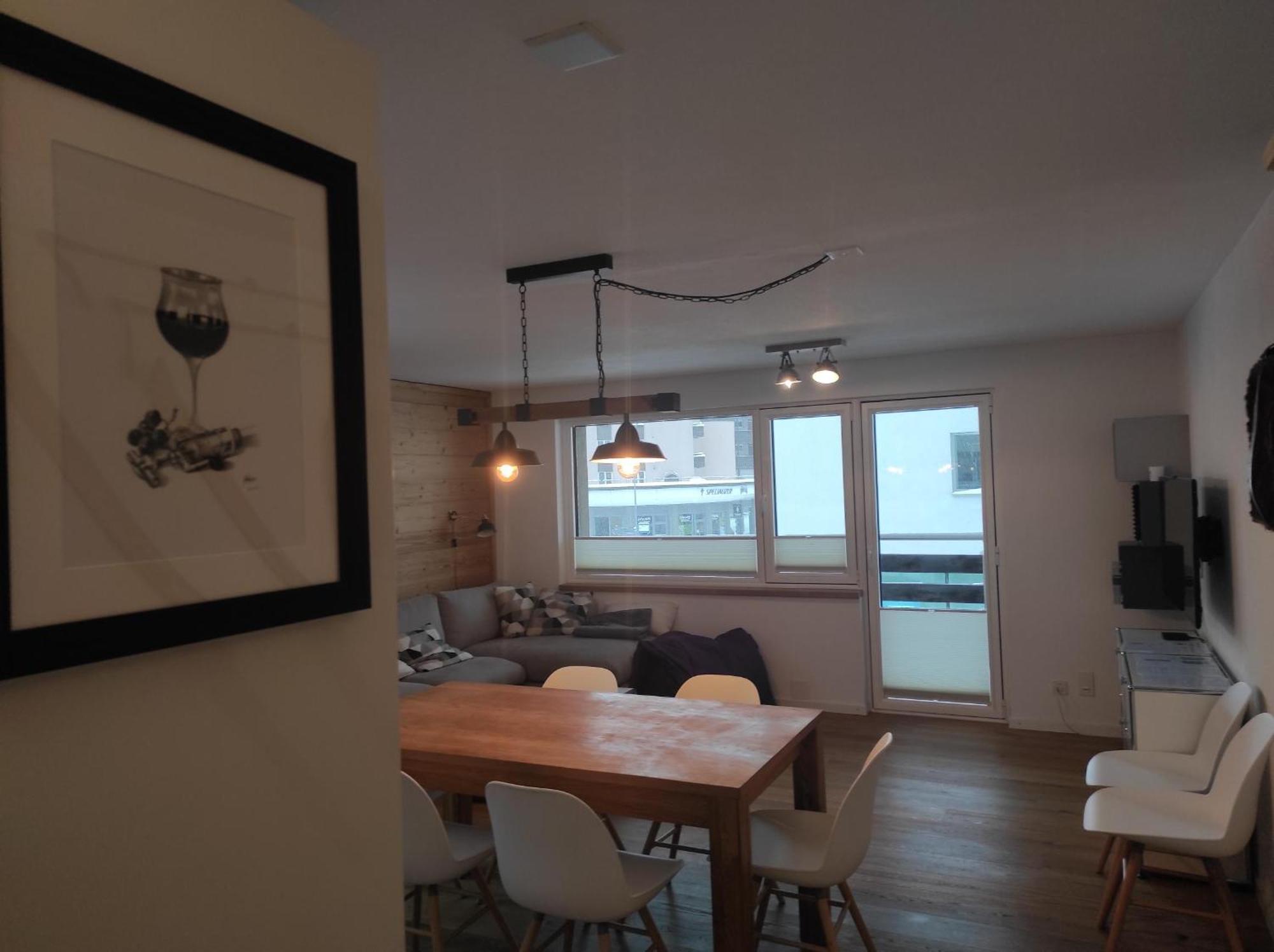 Haus Rhaetikon 1. Og, Links Apartman Davos Kültér fotó